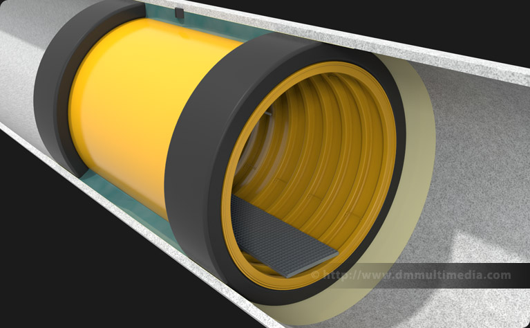 Colloid Formation and Migration experiment, Grimsel, Switzerland - Mega Packer design