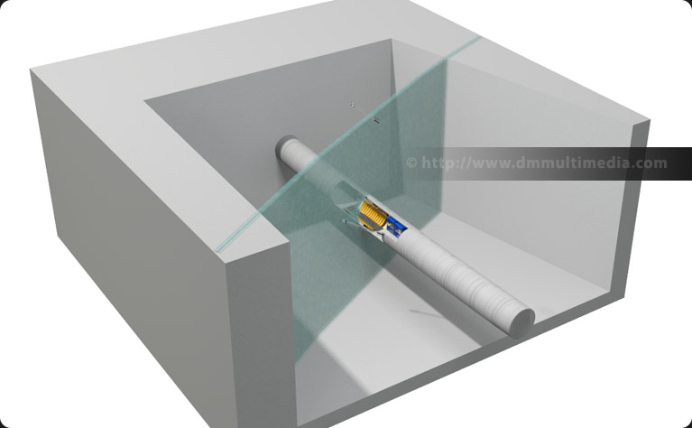Colloid Formation and Migration experiment, Grimsel, Switzerland - - Overall view of the CFM experiment